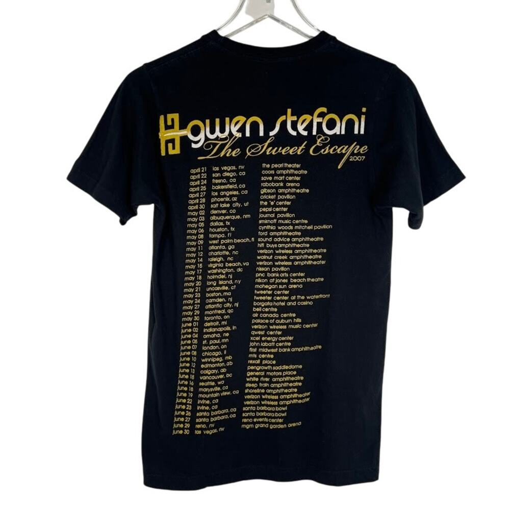 Black Graphic Tee - Tour Shirt - Picture 2 of 6